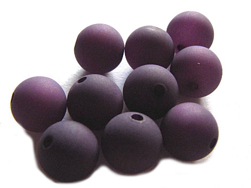 Polarisperle, Kugel, 10mm, violett dunkel